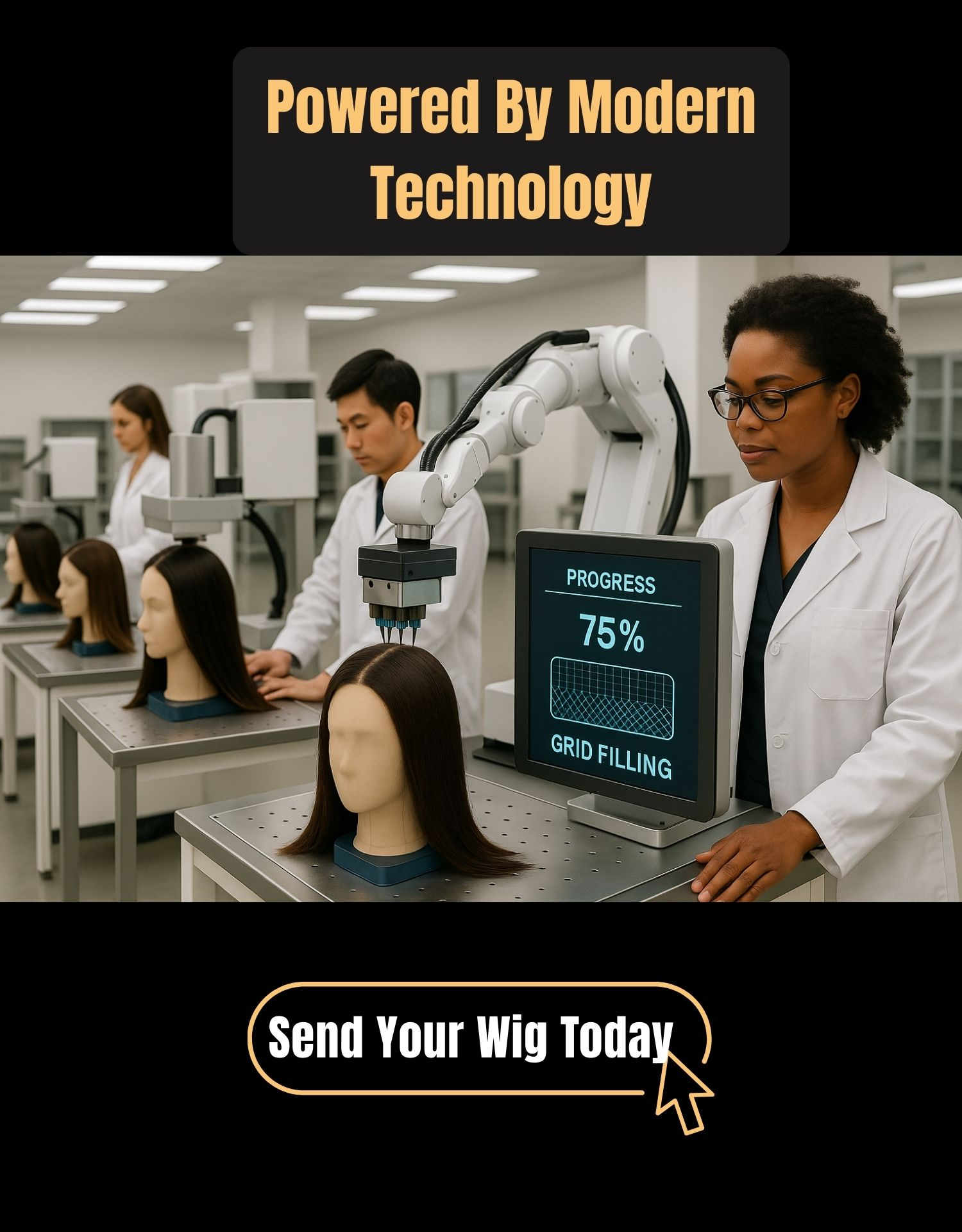 Wig concealer treatment